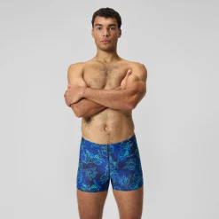 Aquashort Beachstar imprimé, hommes, bleu