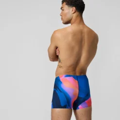 Aquashort Beachstar imprimé, hommes, bleu/rouge