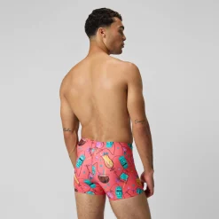 Aquashort Beachstar imprimé, hommes, orange