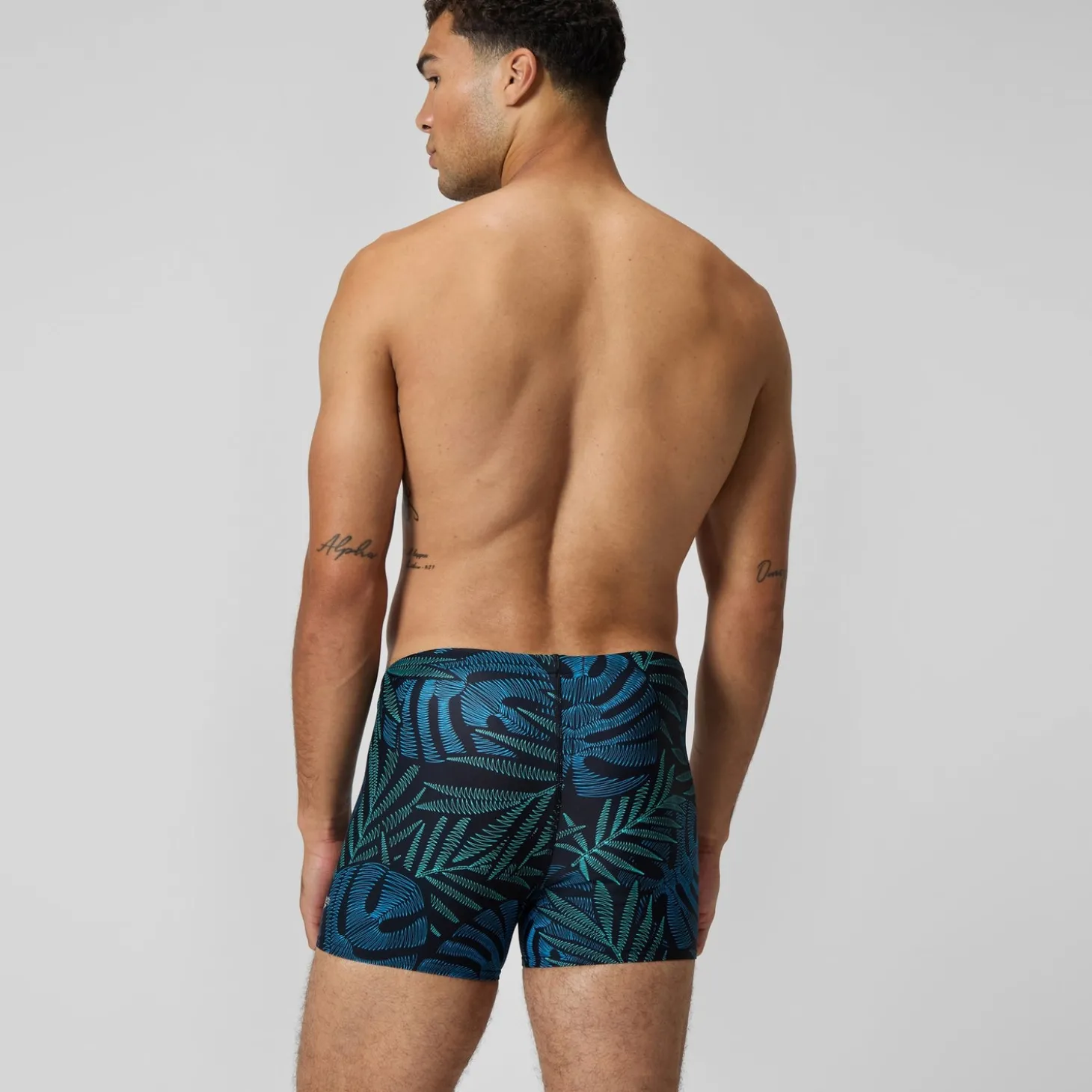 Aquashort Beachstar imprimé, hommes, noir
