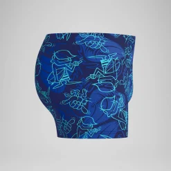 Aquashort Beachstar imprimé, hommes, bleu