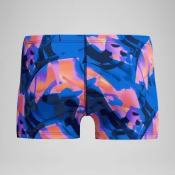 Aquashort Beachstar imprimé, hommes, bleu/rouge