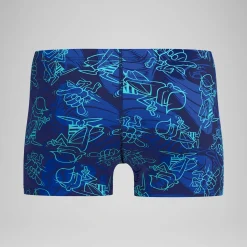 Aquashort Beachstar imprimé, hommes, bleu
