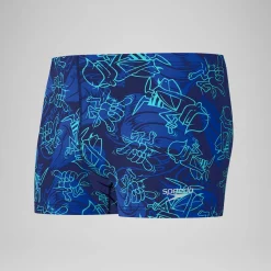 Aquashort Beachstar imprimé, hommes, bleu