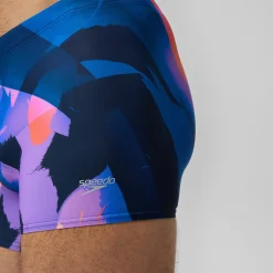 Aquashort Beachstar imprimé, hommes, bleu/rouge