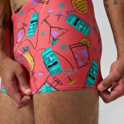 Aquashort Beachstar imprimé, hommes, orange