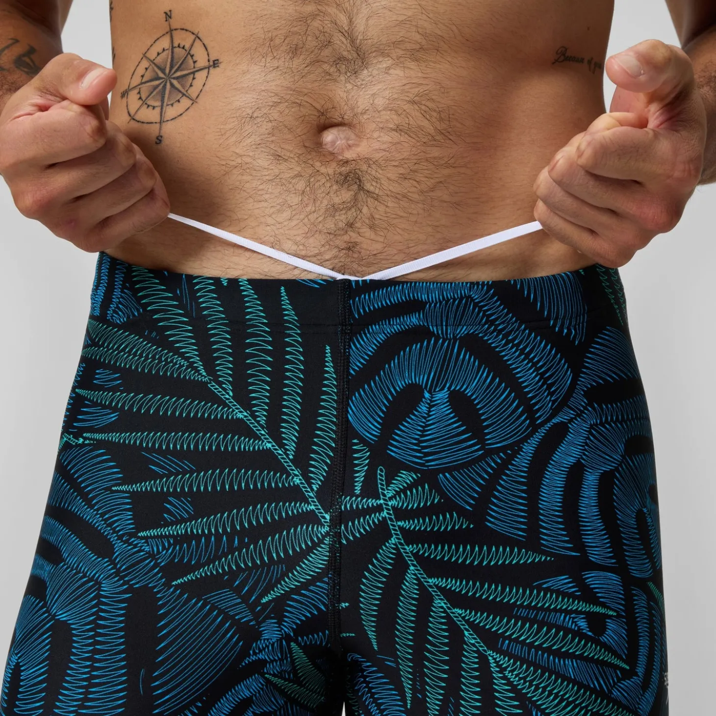 Aquashort Beachstar imprimé, hommes, noir