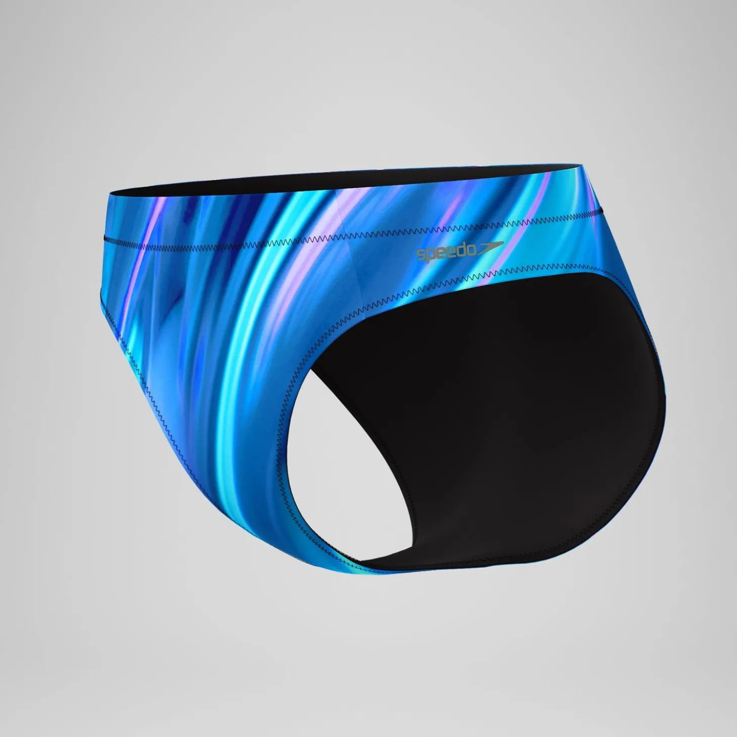 Bas de bikini Femme Classic imprimé bleu/sarcelle