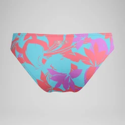 Bas de bikini Femme Club Training imprimé rose/vert