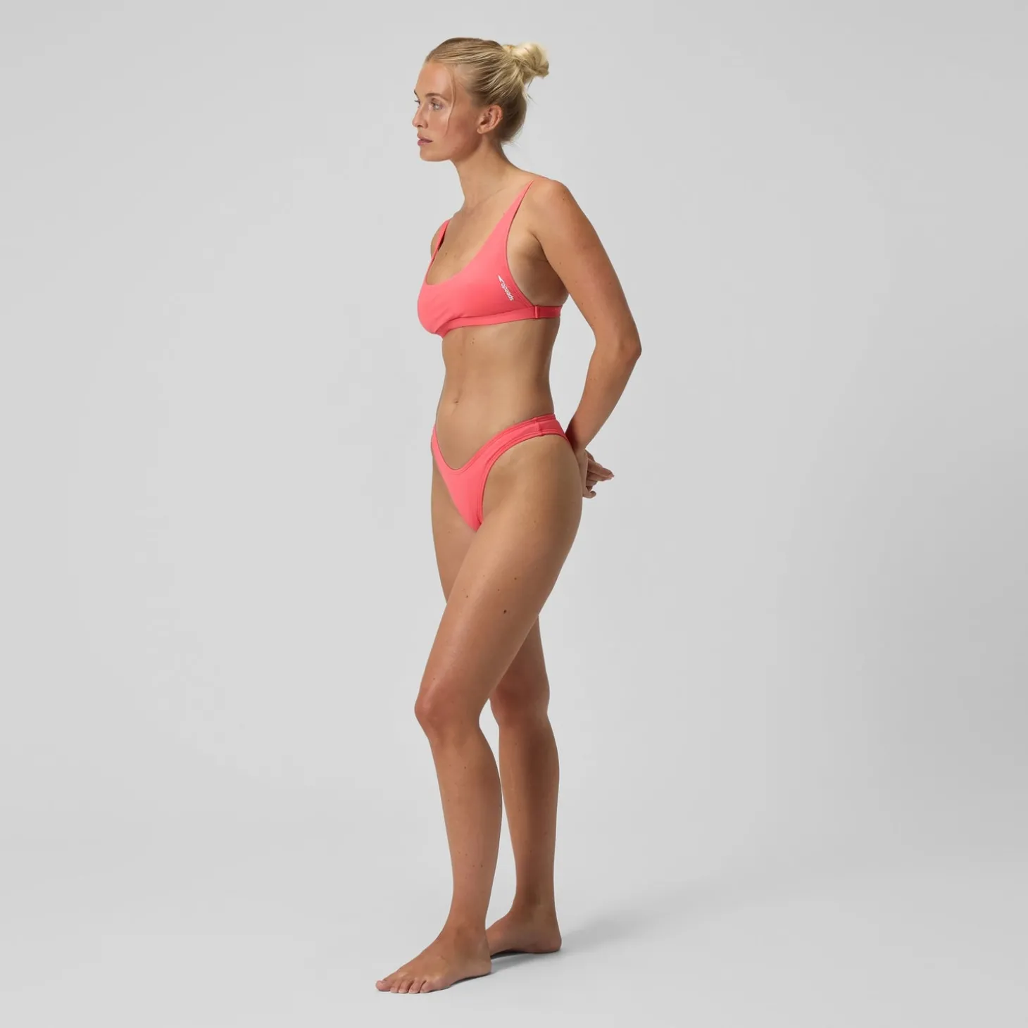 Bas de bikini Femme FLU3NTE Scoop corail