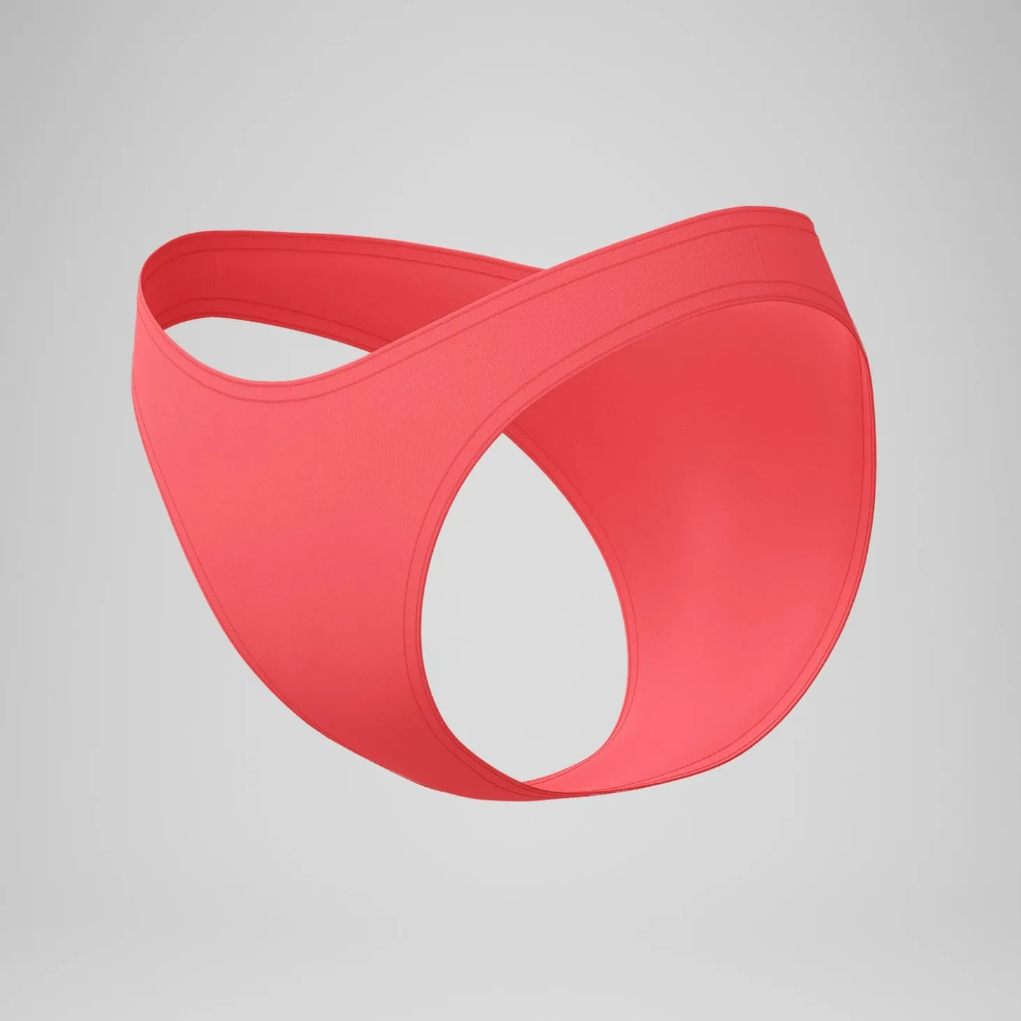 Bas de bikini Femme FLU3NTE Scoop corail