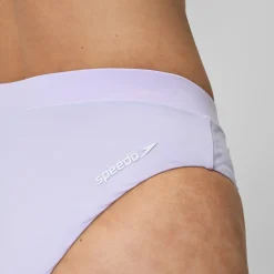 Bas de bikini Femme FLU3NTE Solid taille haute lilas