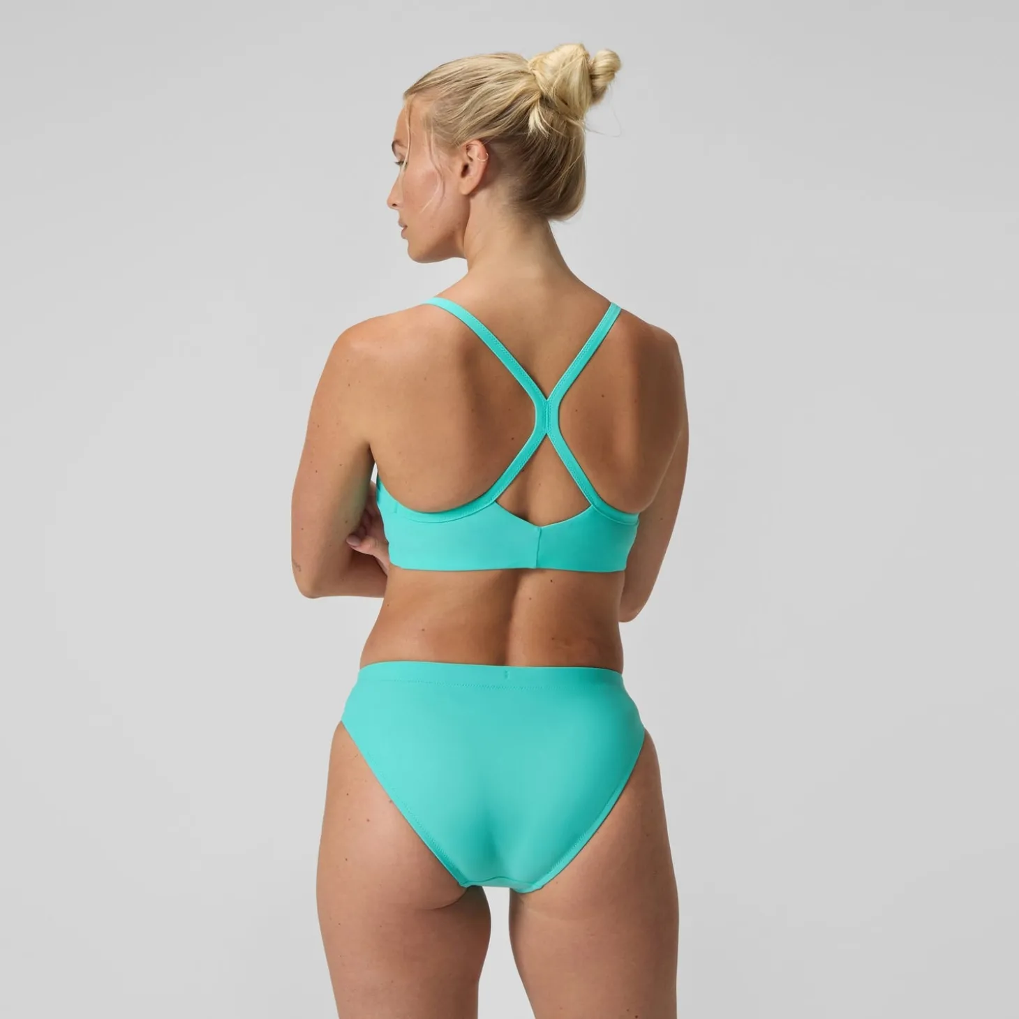 Bas de bikini Femme Solid Classic turquoise