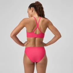 Bas de bikini Femme Solid Classic rouge