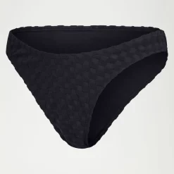 Bas de bikini FLU3NTE échancré en tissu éponge gris