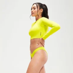 Bas de bikini FLU3NTE échancré vert
