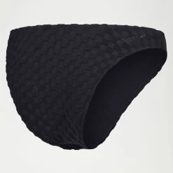 Bas de bikini FLU3NTE échancré en tissu éponge gris