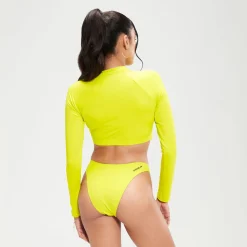 Bas de bikini FLU3NTE échancré vert