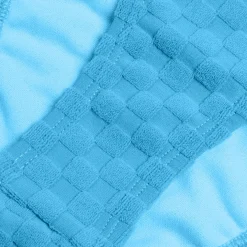 Bas de bikini FLU3NTE échancré en tissu éponge bleu