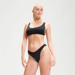 Bas de bikini FLU3NTE coupe en V noir