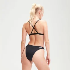 Bas de bikini FLU3NTE coupe en V noir
