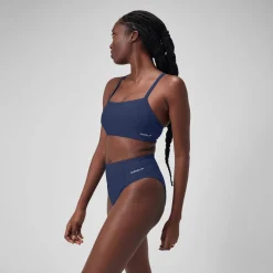Bas uni taille haute pour Femmes Bleu céruléen