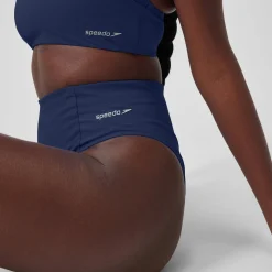 Bas uni taille haute pour Femmes Bleu céruléen
