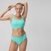 Bikini Femme texturé à dos en U Deep turquoise