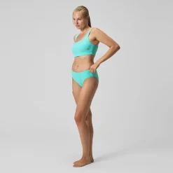 Bikini Femme texturé à dos en U Deep turquoise