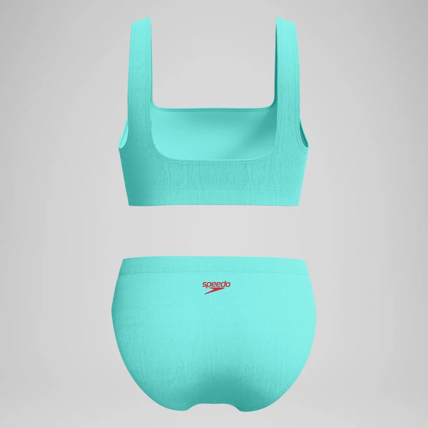 Bikini Femme texturé à dos en U Deep turquoise