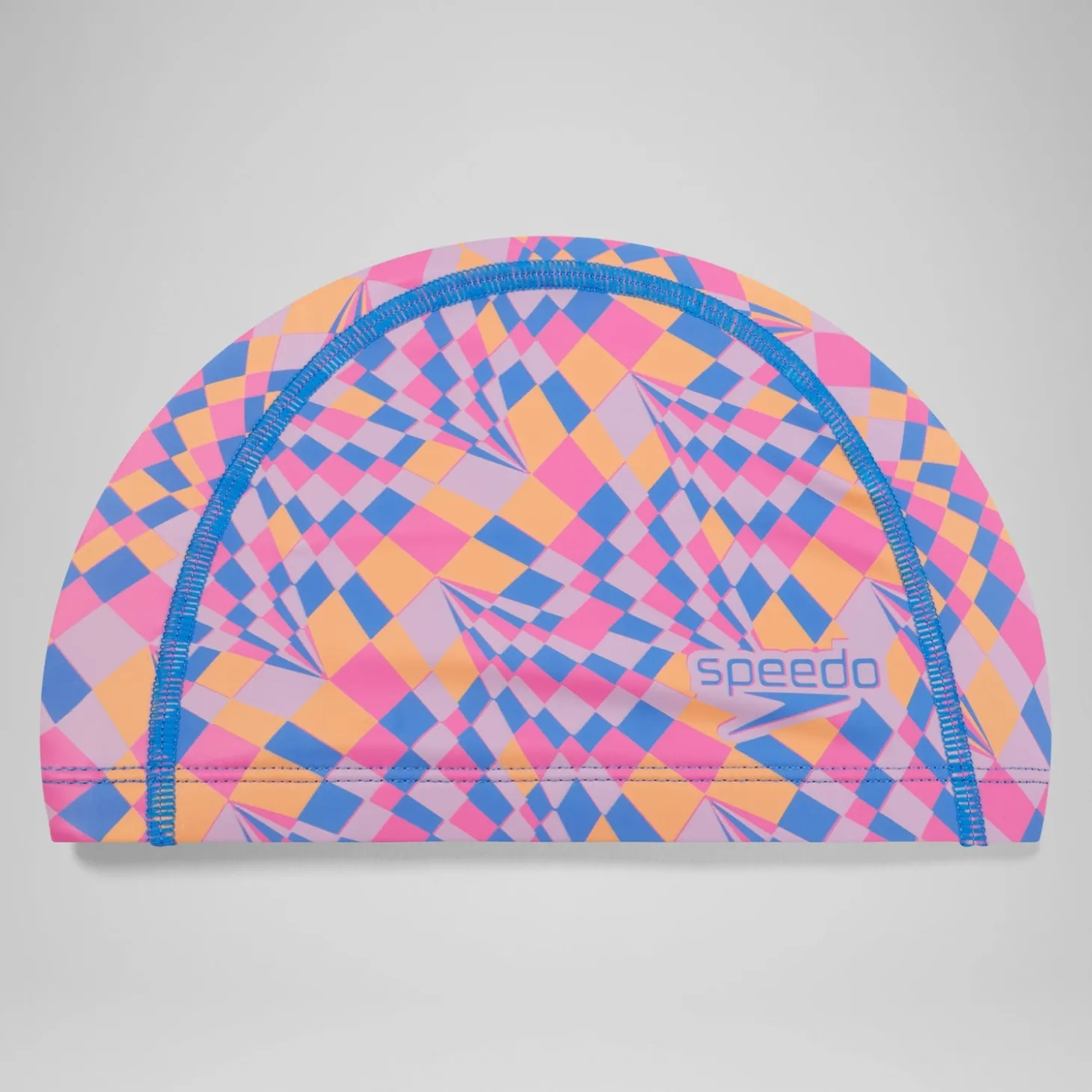 Bonnet de bain enfant Pace imprimé Rose pivoine/Nectarine/Rose kiki
