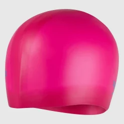Bonnet Junior pour cheveux longs rose/bleu