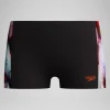 Boxer de bain Garçon Digital Panel bleu marine