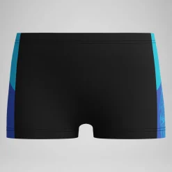 Boxer de bain Garçon Dive noir/rouge