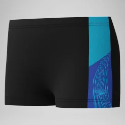 Boxer de bain Garçon Dive noir/rouge
