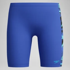 Boxer de bain Garçon HyperBoom Panel noir/jaune