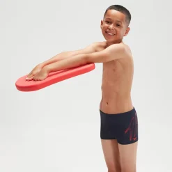 Boxer de bain Garçon HyperBoom bleu marine/rouge