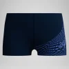 Boxer de bain Garçon Medley Logo noir/rouge
