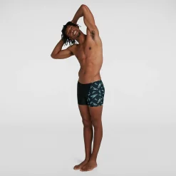 Boxer de bain Homme Allover Coupe en V Noir