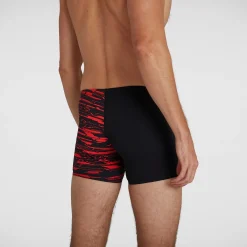 Boxer de bain Homme Allover Coupe en V Noir
