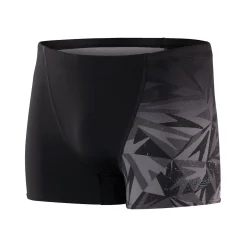 Boxer de bain Homme Allover coupe en V noir/gris