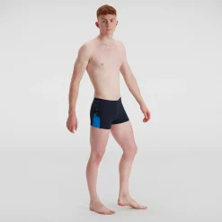 Boxer de bain Homme Boom Logo Splice bleu marine/bleu