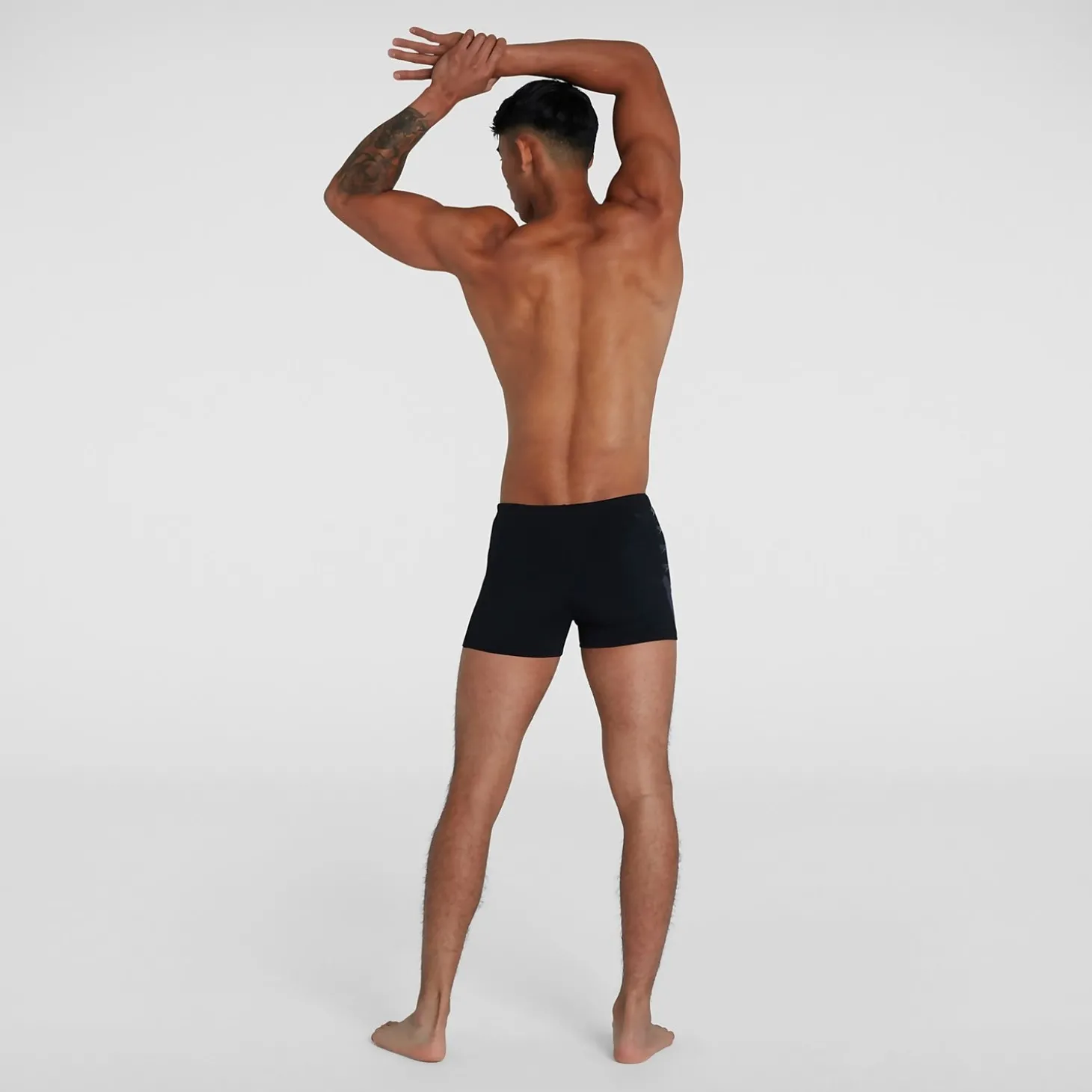 Boxer de bain Homme Boom Logo Splice Noir