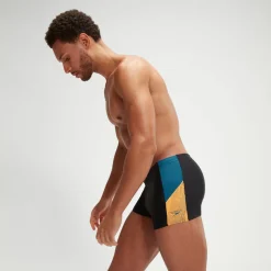 Boxer de bain Homme Dive noir/bleu sarcelle
