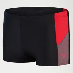 Boxer de bain Homme Dive noir/rouge