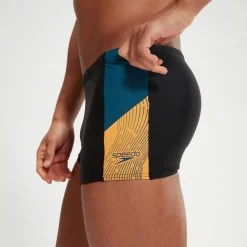 Boxer de bain Homme Dive noir/bleu sarcelle