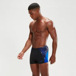 Boxer de bain Homme ECO Endurance+ Splice noir/bleu