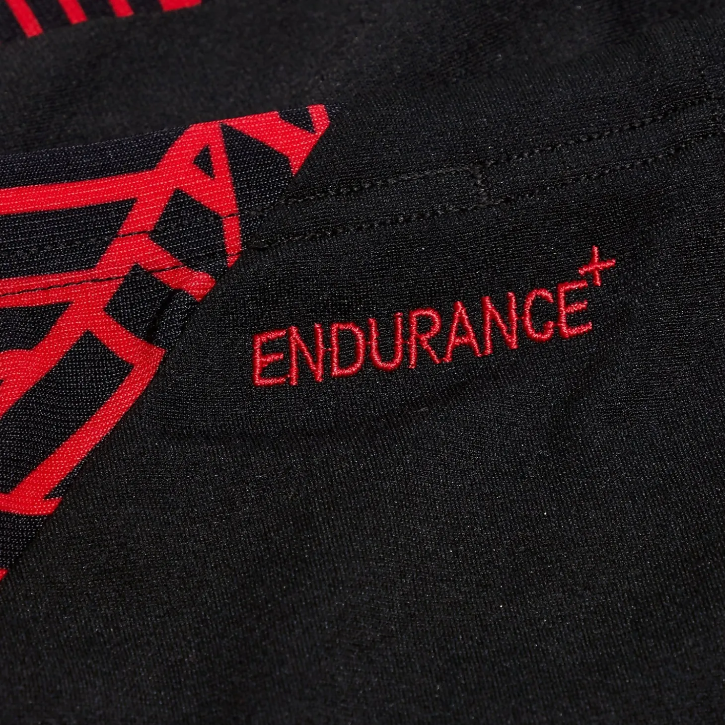 Boxer de bain Homme ECO Endurance+ Splice noir/rouge
