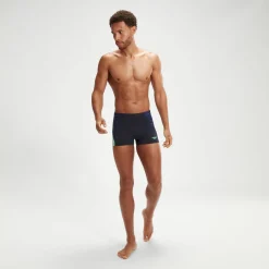 Boxer de bain Homme Endurance+ Max Splice bleu marine/vert
