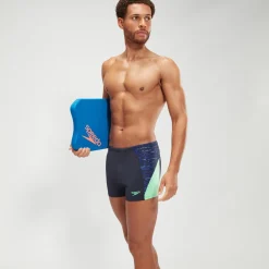 Boxer de bain Homme Endurance+ Max Splice bleu marine/vert